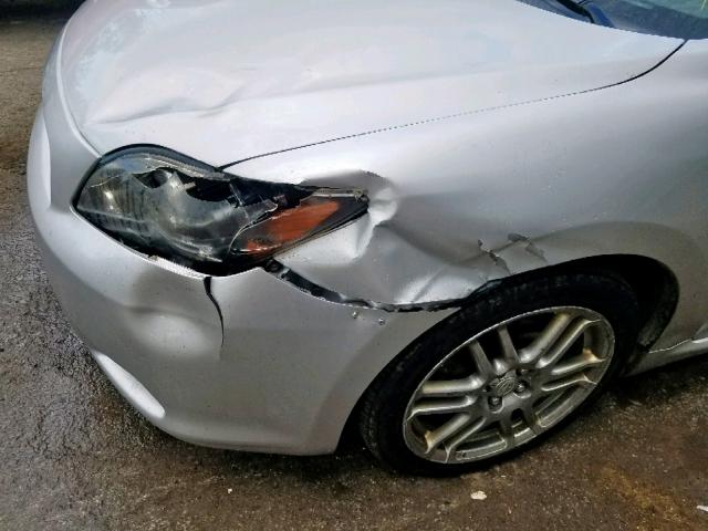 JTKDE167590293574 - 2009 TOYOTA SCION TC ვერცხლისფერი ფოტო 9