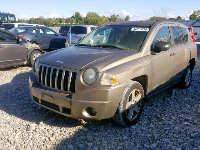 1J8FT47W97D362357 - 2007 JEEP COMPASS BEIGE photo 2