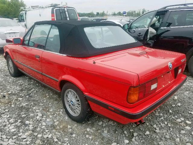 WBABB2313MEC24889 - 1991 BMW 325 IC AUT RED photo 3