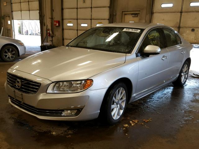 YV126MAB3F1183065 - 2015 VOLVO S80 PREMIE SILVER photo 2