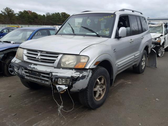 JA4MW51R22J014872 - 2002 MITSUBISHI MONTERO LI GRAY photo 2