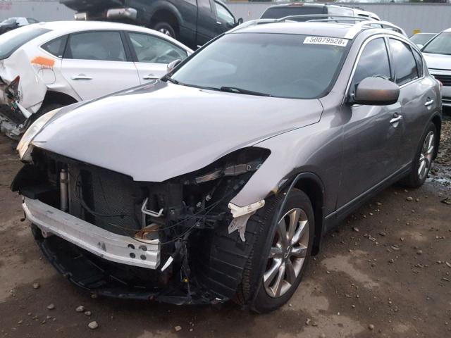 JNKAJ09F18M361328 - 2008 INFINITI EX35 BASE GRAY photo 2