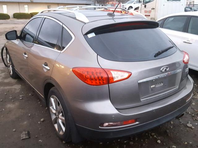 JNKAJ09F18M361328 - 2008 INFINITI EX35 BASE GRAY photo 3