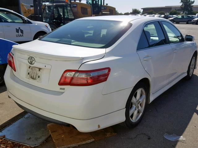 4T1BE46K09U917581 - 2009 TOYOTA CAMRY BASE WHITE photo 4