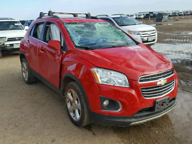 3GNCJTSB2FL245346 - 2015 CHEVROLET TRAX LTZ RED photo 1