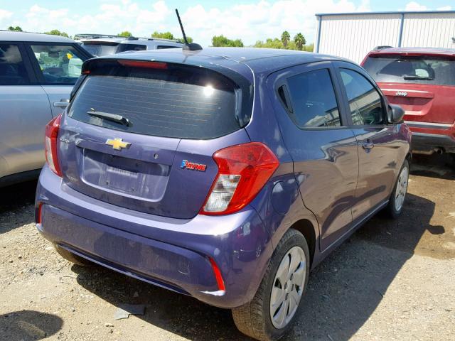 KL8CB6SA2HC766010 - 2017 CHEVROLET SPARK LS BLUE photo 4