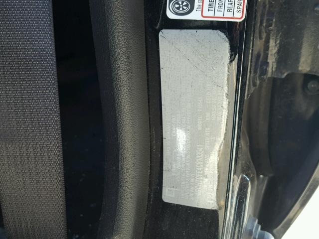 1GCHTCFE4C8103541 - 2012 CHEVROLET COLORADO L BLACK photo 10