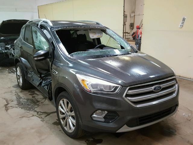 1FMCU9JD3HUD58202 - 2017 FORD ESCAPE TIT GRAY photo 1