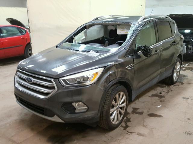 1FMCU9JD3HUD58202 - 2017 FORD ESCAPE TIT GRAY photo 2