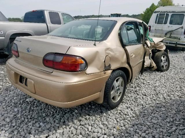 1G1NE52J22M545860 - 2002 CHEVROLET MALIBU LS TAN photo 4