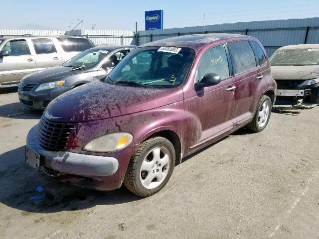 3C8FY4BB81T602768 - 2001 CHRYSLER PT CRUISER BURGUNDY photo 2