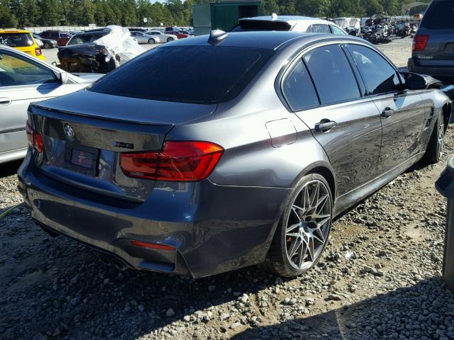 WBS8M9C51H5G42014 - 2017 BMW M3 GRAY photo 4