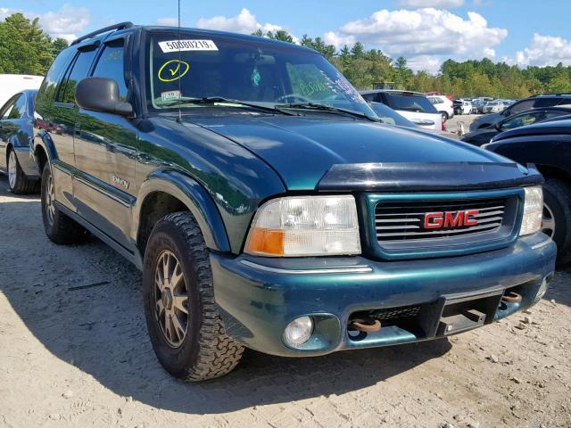 1GKDT13W8W2952261 - 1998 GMC ENVOY GREEN photo 1