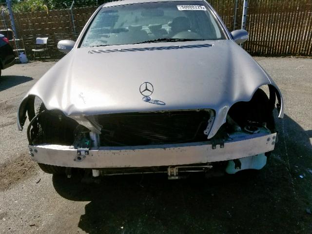 WDBRF61J43F437161 - 2003 MERCEDES-BENZ C 240 SILVER photo 9