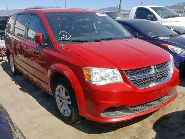 2C4RDGCG9DR738906 - 2013 DODGE GRAND CARA RED photo 1