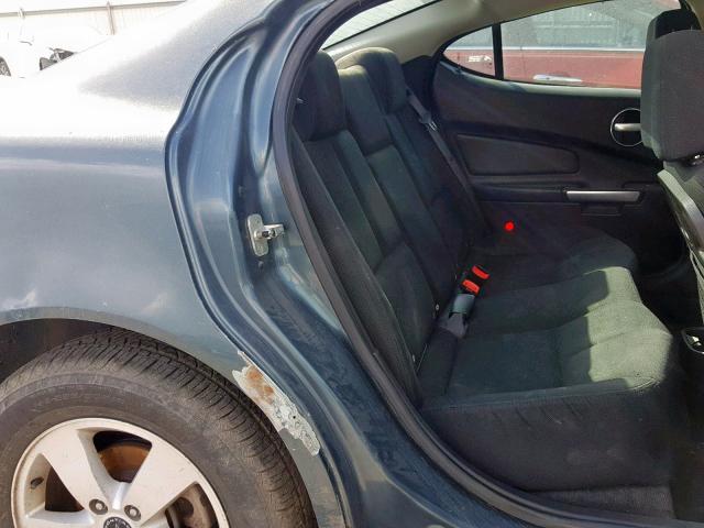 2G2WP552X61103795 - 2006 PONTIAC GRAND PRIX BLUE photo 6