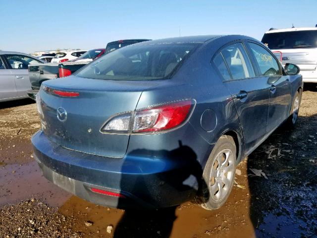 JM1BL1UF2B1409988 - 2011 MAZDA 3 I BLUE photo 4