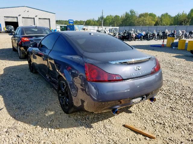 JNKCV64E28M106282 - 2008 INFINITI G37 BASE GRAY photo 3