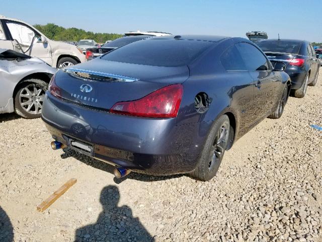 JNKCV64E28M106282 - 2008 INFINITI G37 BASE GRAY photo 4