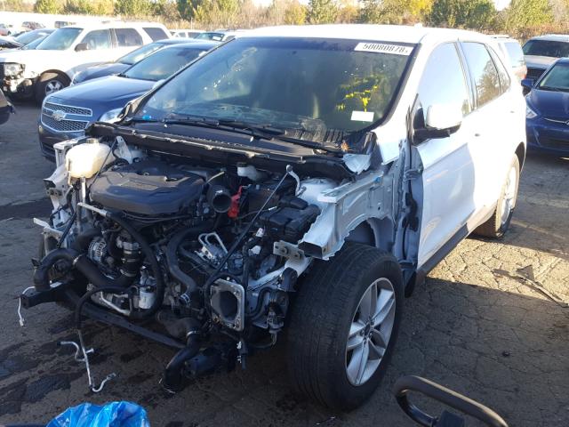 2FMPK3J9XHBC27466 - 2017 FORD EDGE SEL WHITE photo 2