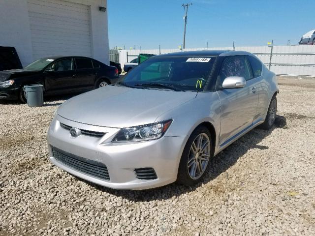 JTKJF5C70D3052654 - 2013 TOYOTA SCION TC ვერცხლისფერი ფოტო 2
