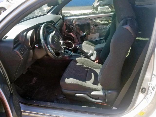 JTKJF5C70D3052654 - 2013 TOYOTA SCION TC ვერცხლისფერი ფოტო 5