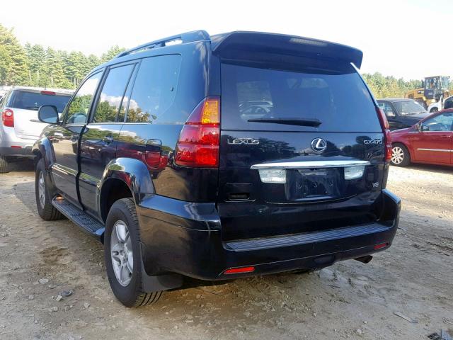 JTJBT20X250082164 - 2005 LEXUS GX 470 BLACK photo 3