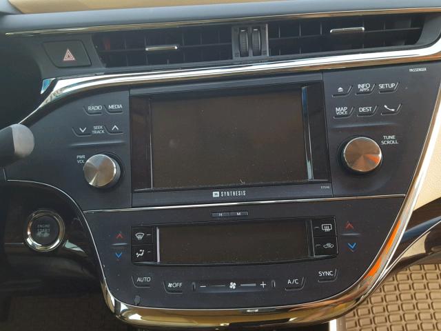 4T1BK1EB5DU054004 - 2013 TOYOTA AVALON BAS BLACK photo 9