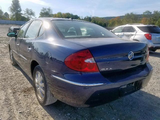 2G4WD582981380534 - 2008 BUICK LACROSSE C BLUE photo 3