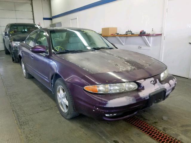 1G3NL52E8XC373816 - 1999 OLDSMOBILE ALERO GL PURPLE photo 1