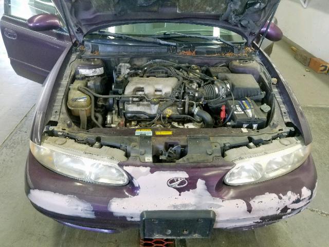 1G3NL52E8XC373816 - 1999 OLDSMOBILE ALERO GL PURPLE photo 7