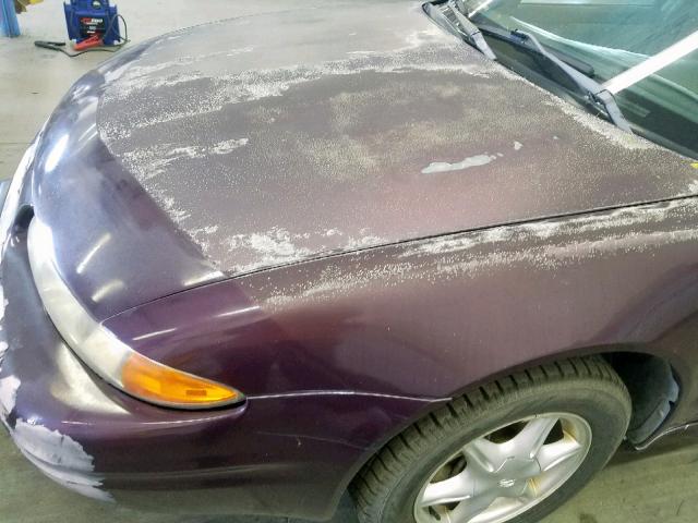 1G3NL52E8XC373816 - 1999 OLDSMOBILE ALERO GL PURPLE photo 9