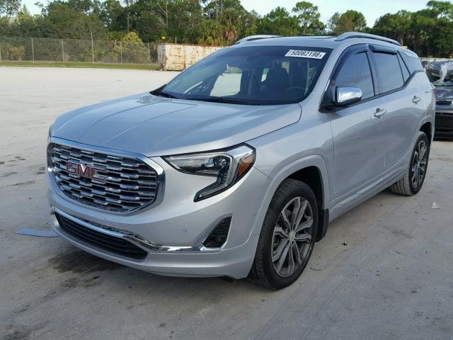 3GKALSEX6JL169798 - 2018 GMC TERRAIN DE SILVER photo 2