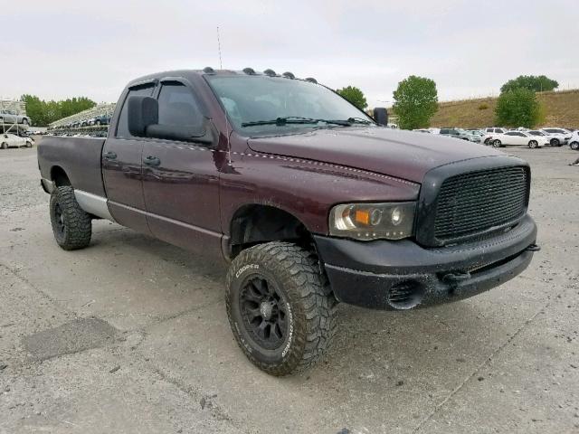 3D7KU28C44G205965 - 2004 DODGE RAM 2500 S 黑色 照片 1