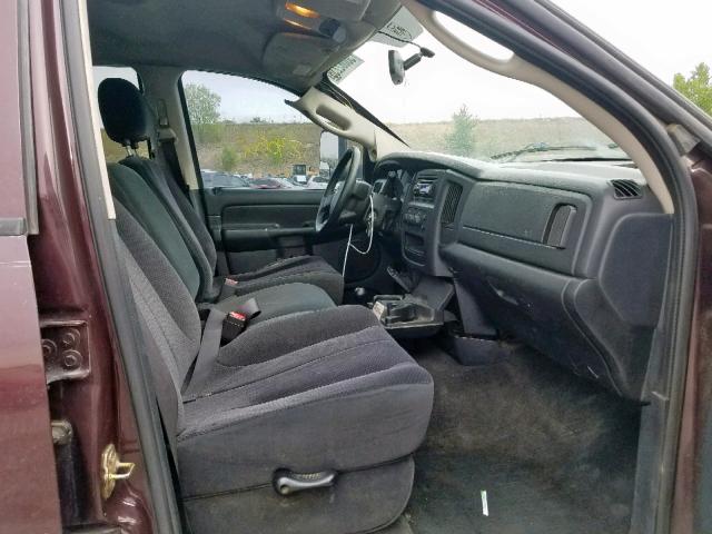 3D7KU28C44G205965 - 2004 DODGE RAM 2500 S 黑色 照片 5