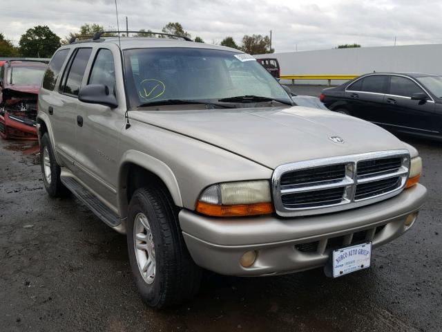 1B4HS28N01F639662 - 2001 DODGE DURANGO GOLD photo 1