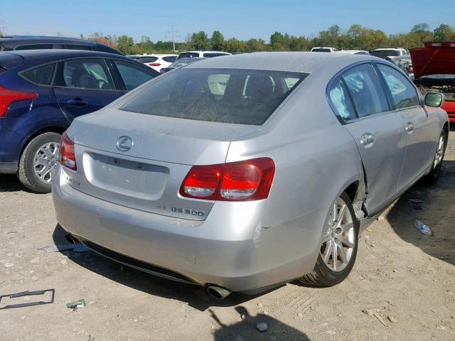 JTHCH96S460007236 - 2006 LEXUS GS 300 SILVER photo 4