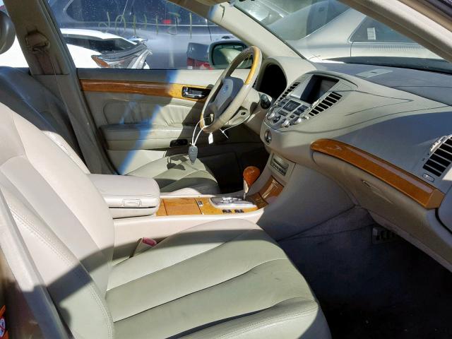 JNKBF01A13M101140 - 2003 INFINITI Q45 GOLD photo 5