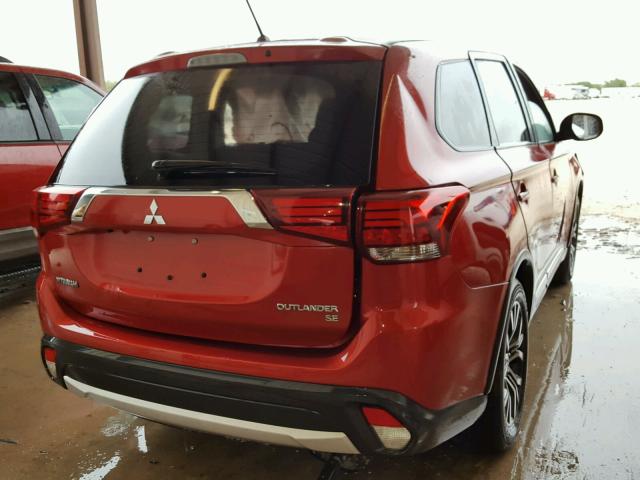 JA4AD3A38GZ044900 - 2016 MITSUBISHI OUTLANDER RED photo 4