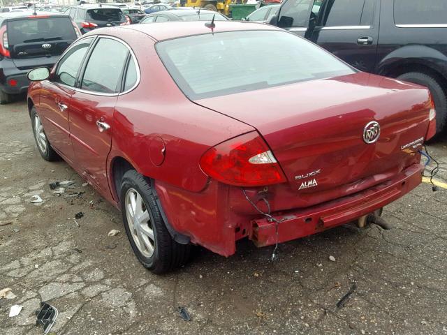 2G4WD582761172438 - 2006 BUICK LACROSSE C RED photo 3