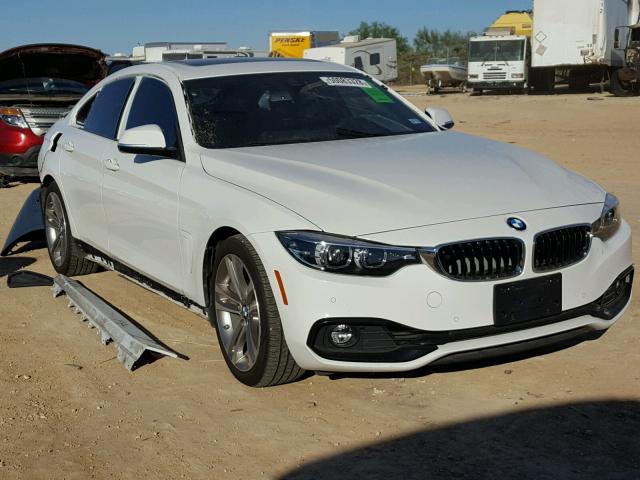 WBA4J1C56JBG80164 - 2018 BMW 430I GRAN WHITE photo 1