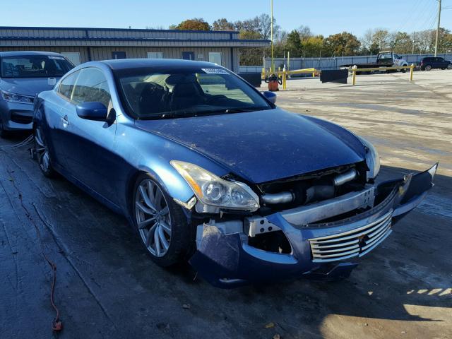 JNKCV64E18M108086 - 2008 INFINITI G37 BASE BLUE photo 1