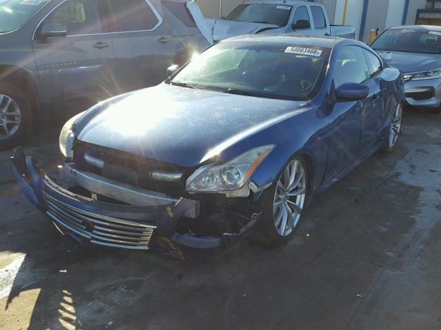 JNKCV64E18M108086 - 2008 INFINITI G37 BASE BLUE photo 2