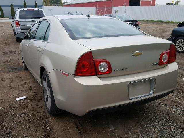 1G1ZC5EU2BF376246 - 2011 CHEVROLET MALIBU 1LT 银色 照片 3