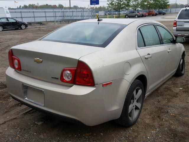 1G1ZC5EU2BF376246 - 2011 CHEVROLET MALIBU 1LT 银色 照片 4