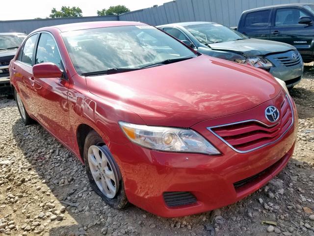 4T4BF3EK6BR204656 - 2011 TOYOTA CAMRY BASE RED photo 1