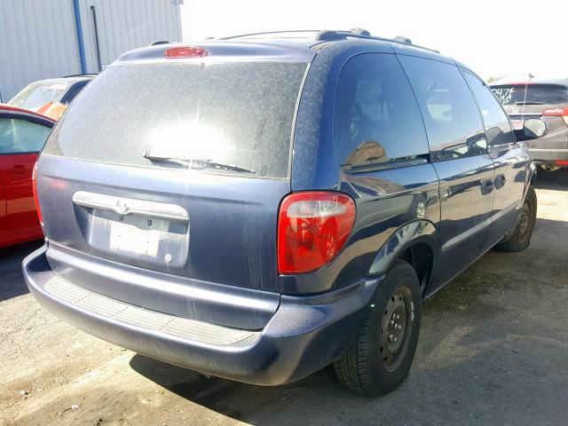 1D8GP25383B200952 - 2003 DODGE CARAVAN SE BLUE photo 4