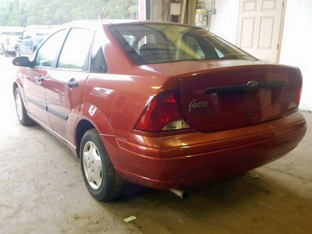 1FAFP33P53W338694 - 2003 FORD FOCUS LX RED photo 3