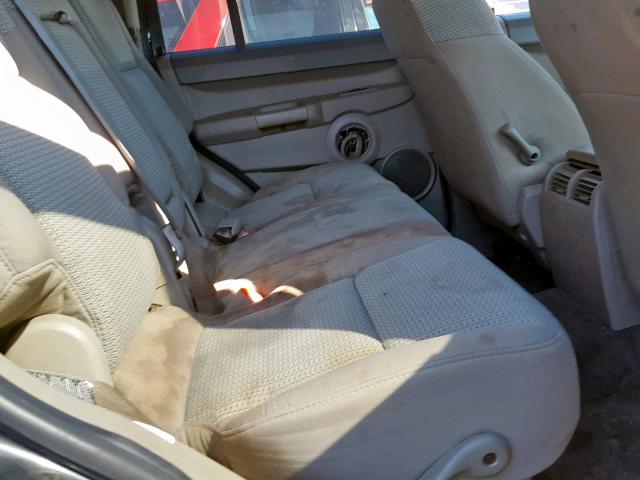 1J8HG48N26C104172 - 2006 JEEP COMMANDER 黑色 照片 6