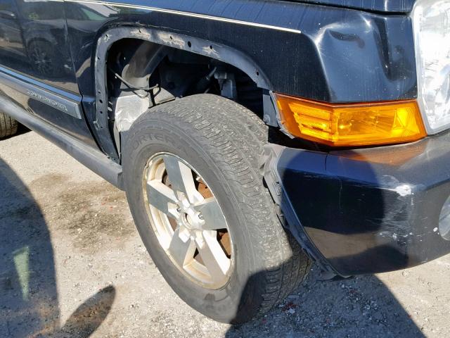 1J8HG48N26C104172 - 2006 JEEP COMMANDER 黑色 照片 9